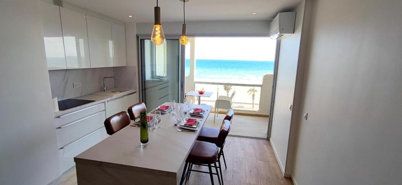 Belle Vue Mer Canet Plage accès piscine Couverte&chauffée Esterno foto