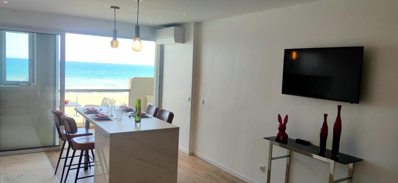 Belle Vue Mer Canet Plage accès piscine Couverte&chauffée Esterno foto